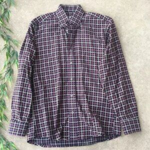 Burberry Plaid Button Down Shirt Mens Small